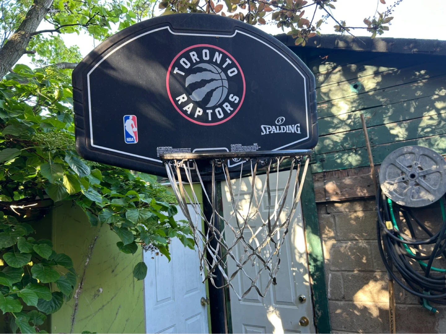 Toronto Raptors Spalding Portable Basketball Hoop - photo 2