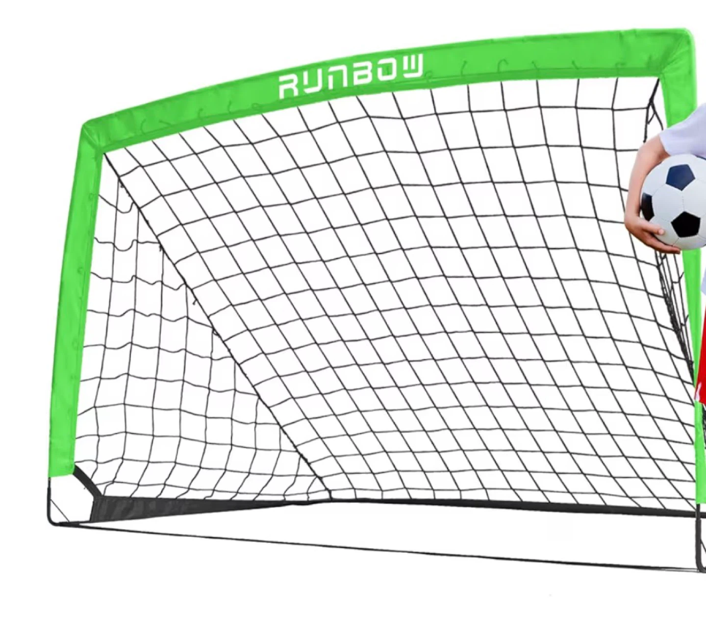 RUNBOW Portable Soccer Goal 5FT x 3FT - photo 3