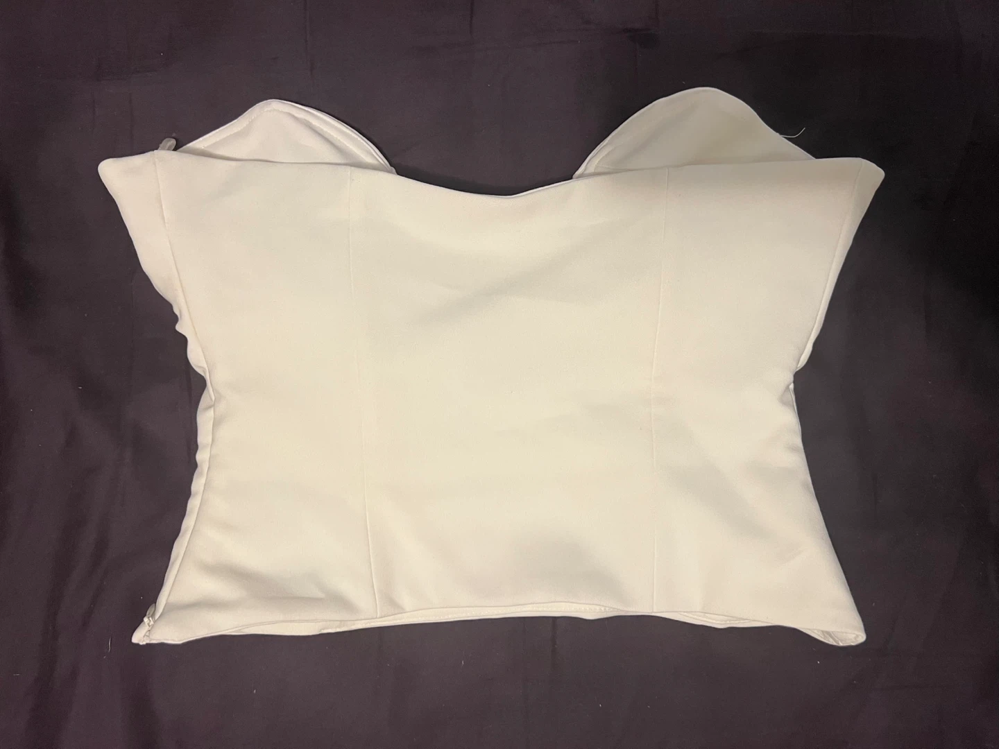 Zara White Corset Top Size S - photo 3
