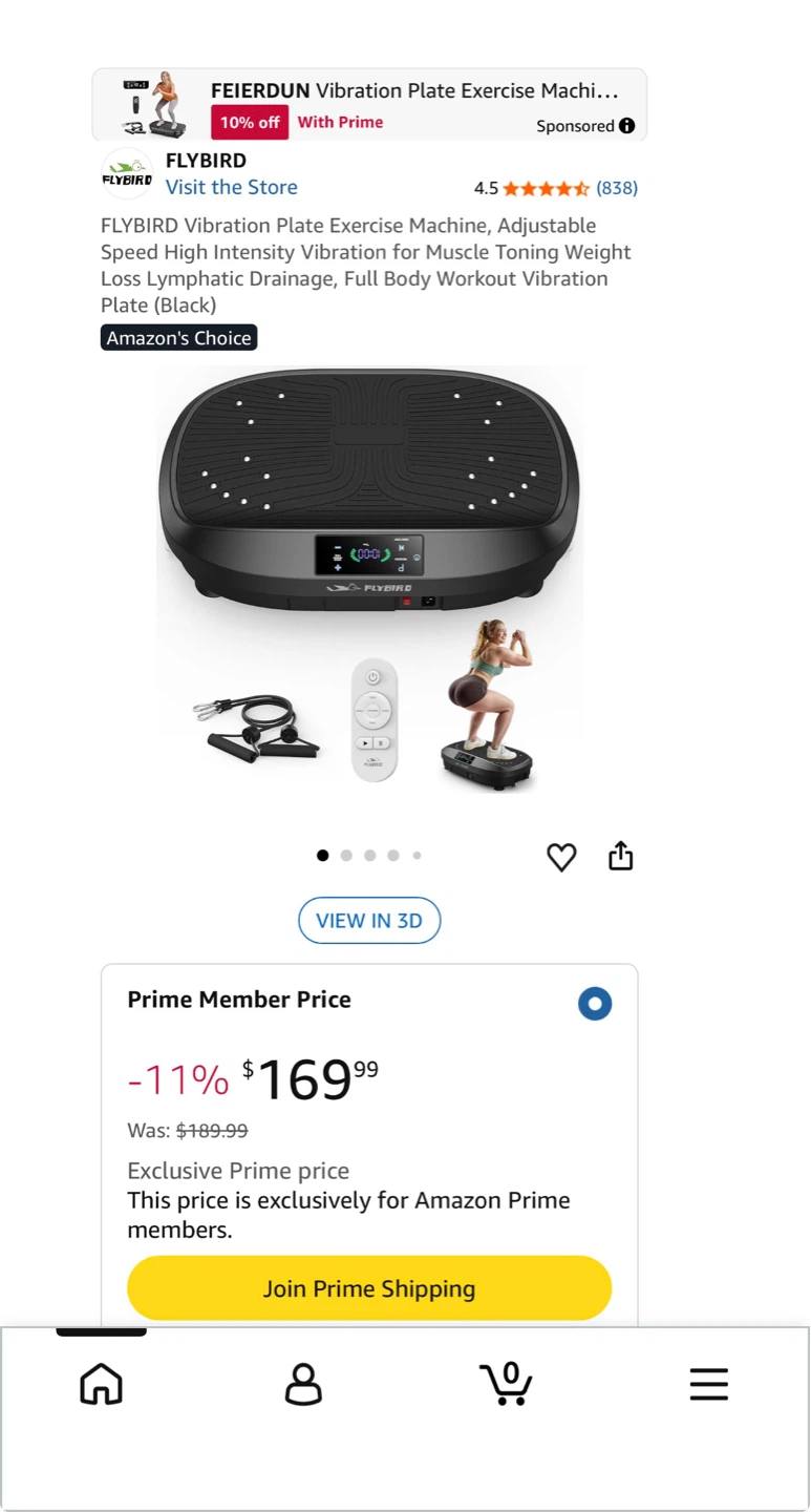 FLYBIRD Vibration Plate
