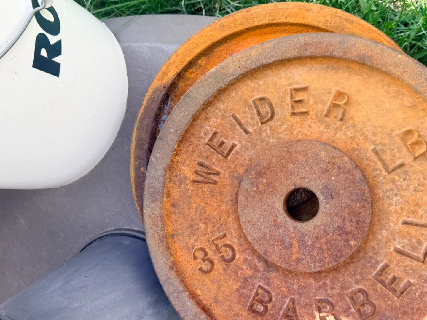 Weider Curl Bar with 35lb Plates - photo 4