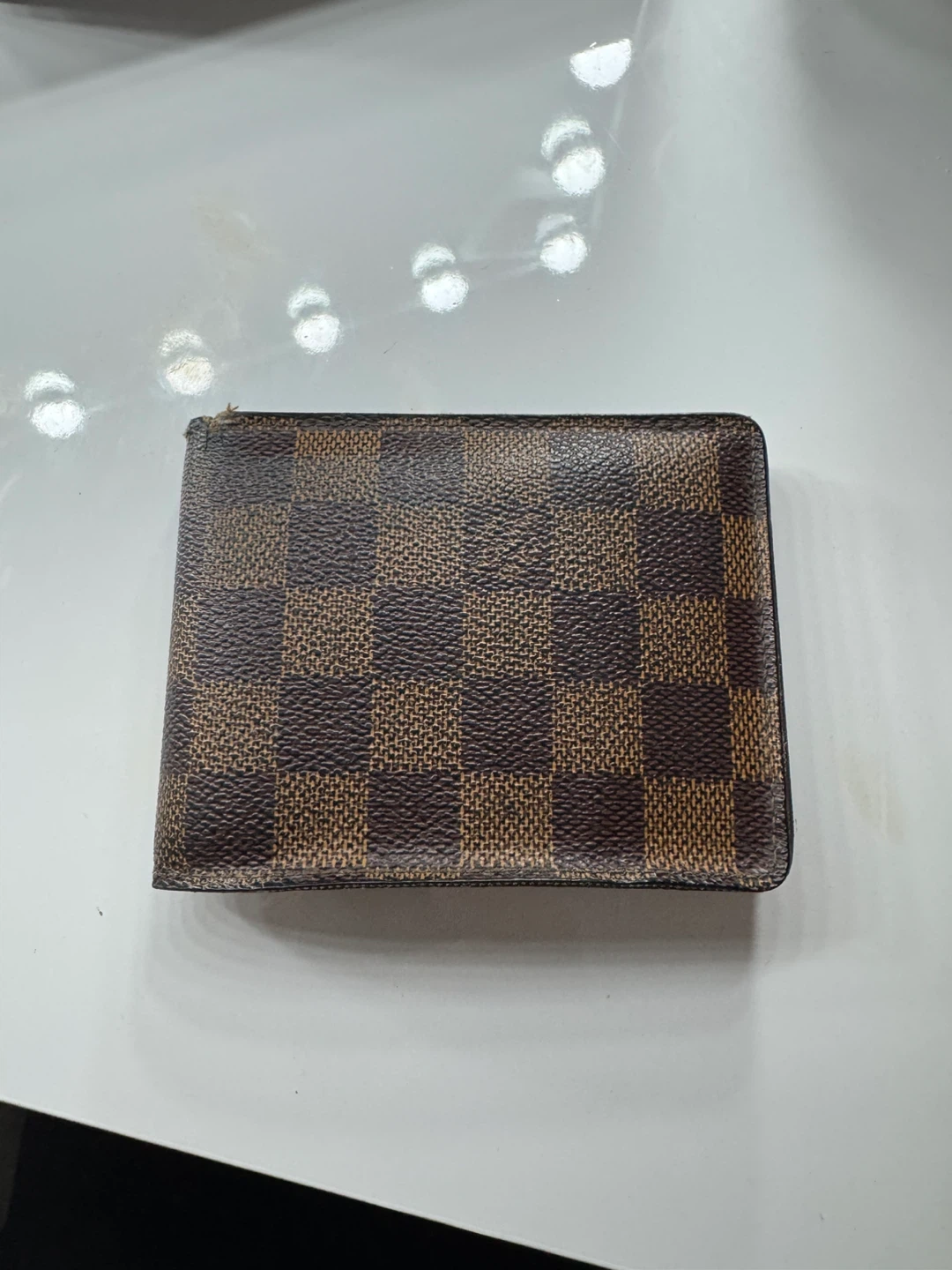 Louis Vuitton Damier Ebene Canvas Bifold Wallet