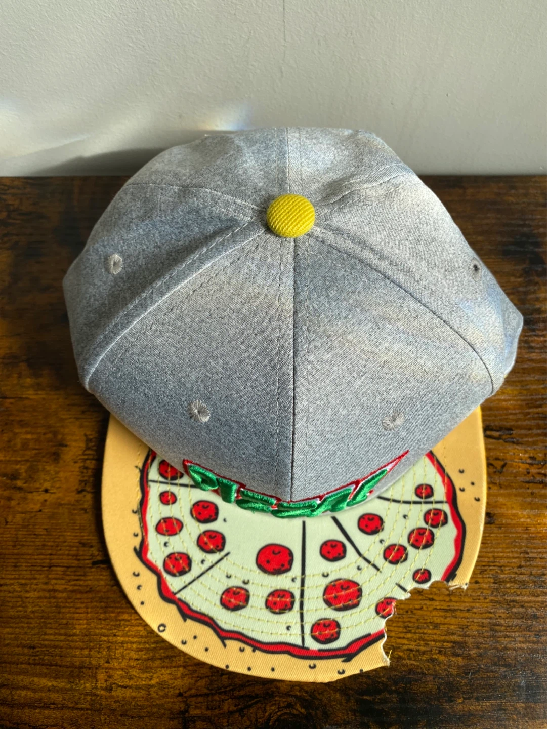 Teenage Mutant Ninja Turtles Pizza Snapback Hat - photo 2