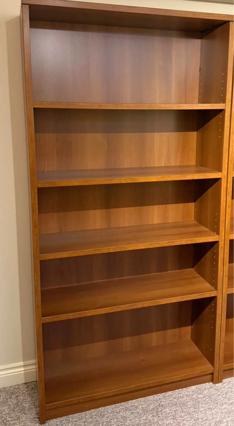 Vintage Modular Teak Corner Bookshelf Set – Mid Century Style