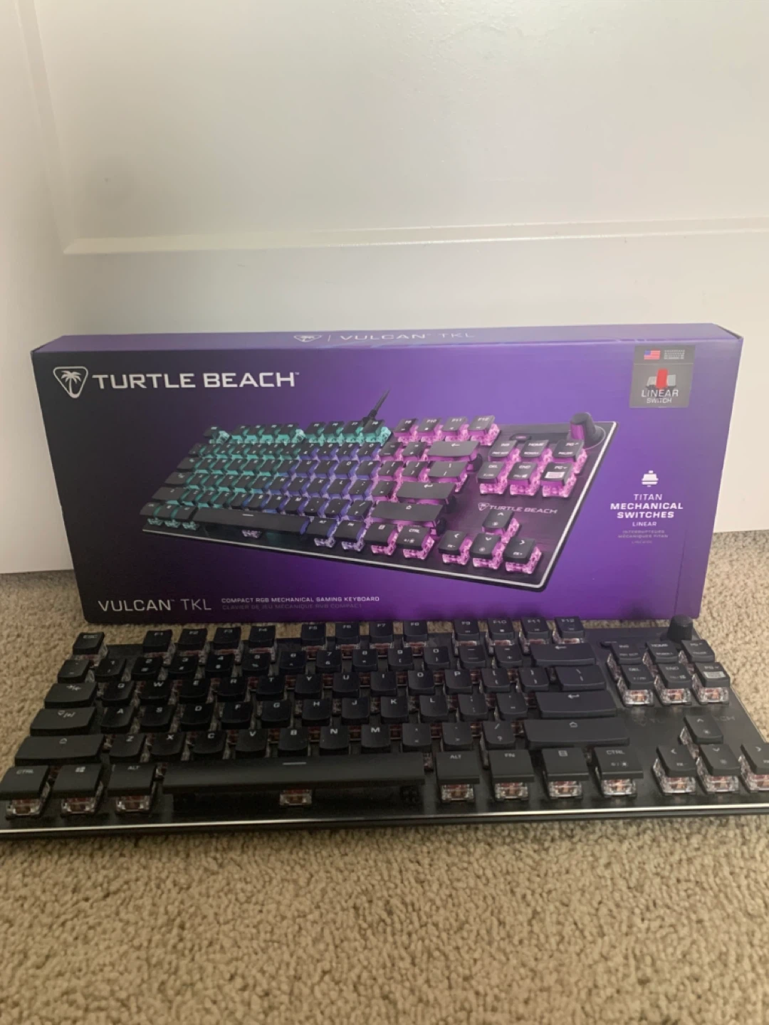 Turtle Beach Vulcan TKL Compact RGB Mechanical Gaming Keyboard - photo 2
