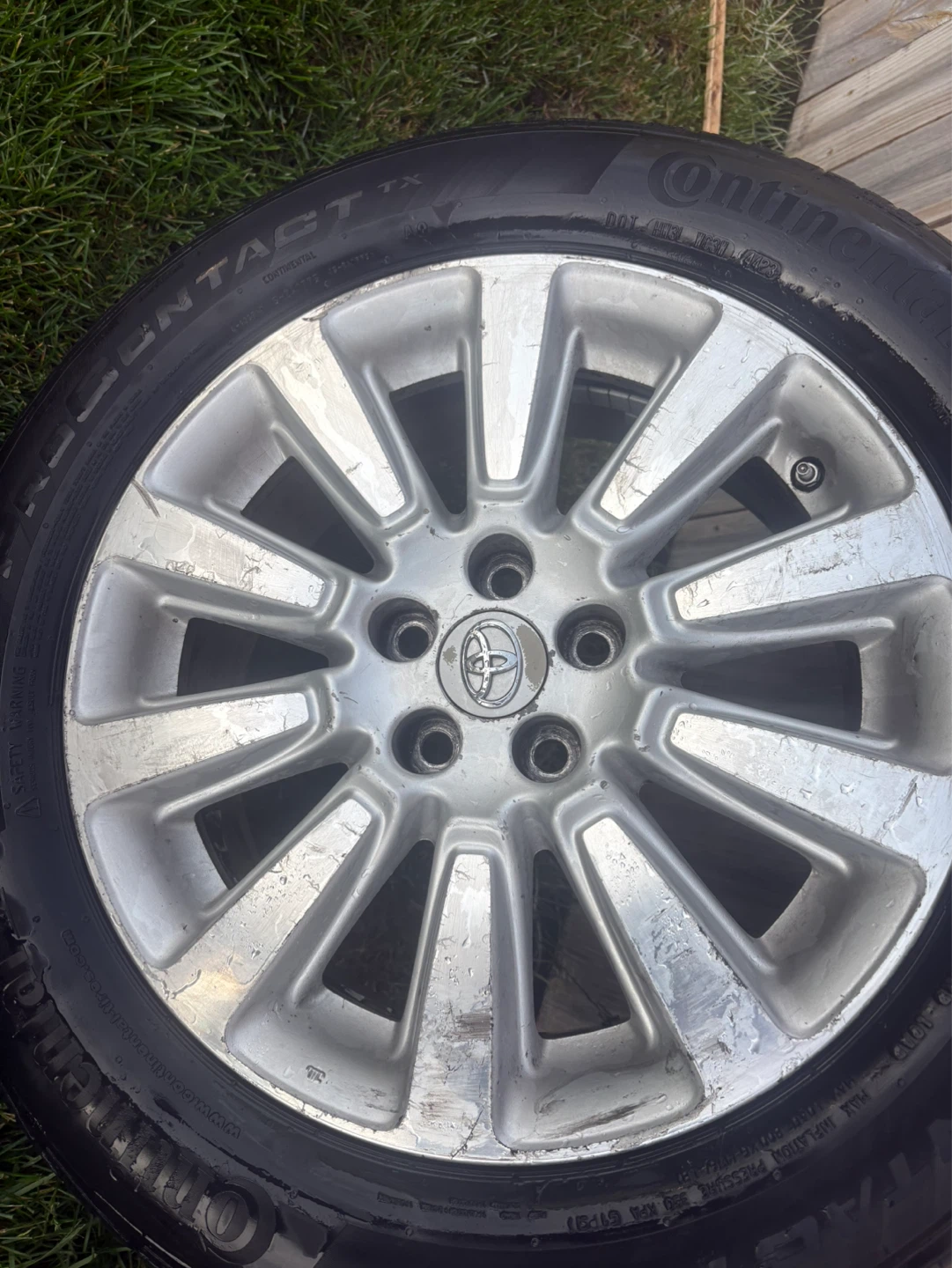 Toyota Alloy Wheel with Continental Tire - photo 2