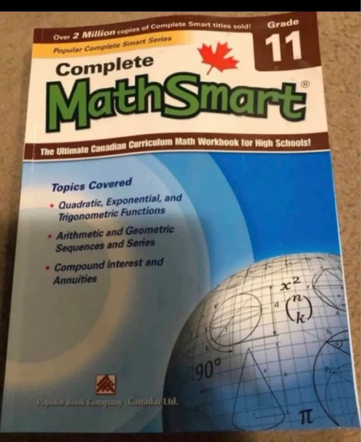 Complete MathSmart Grade 11 Workbook
