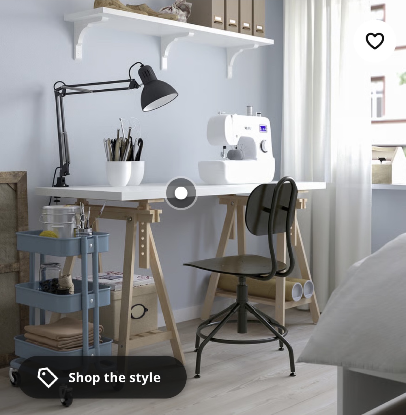 IKEA RÅSKOG Rolling Cart - Blue - photo 3