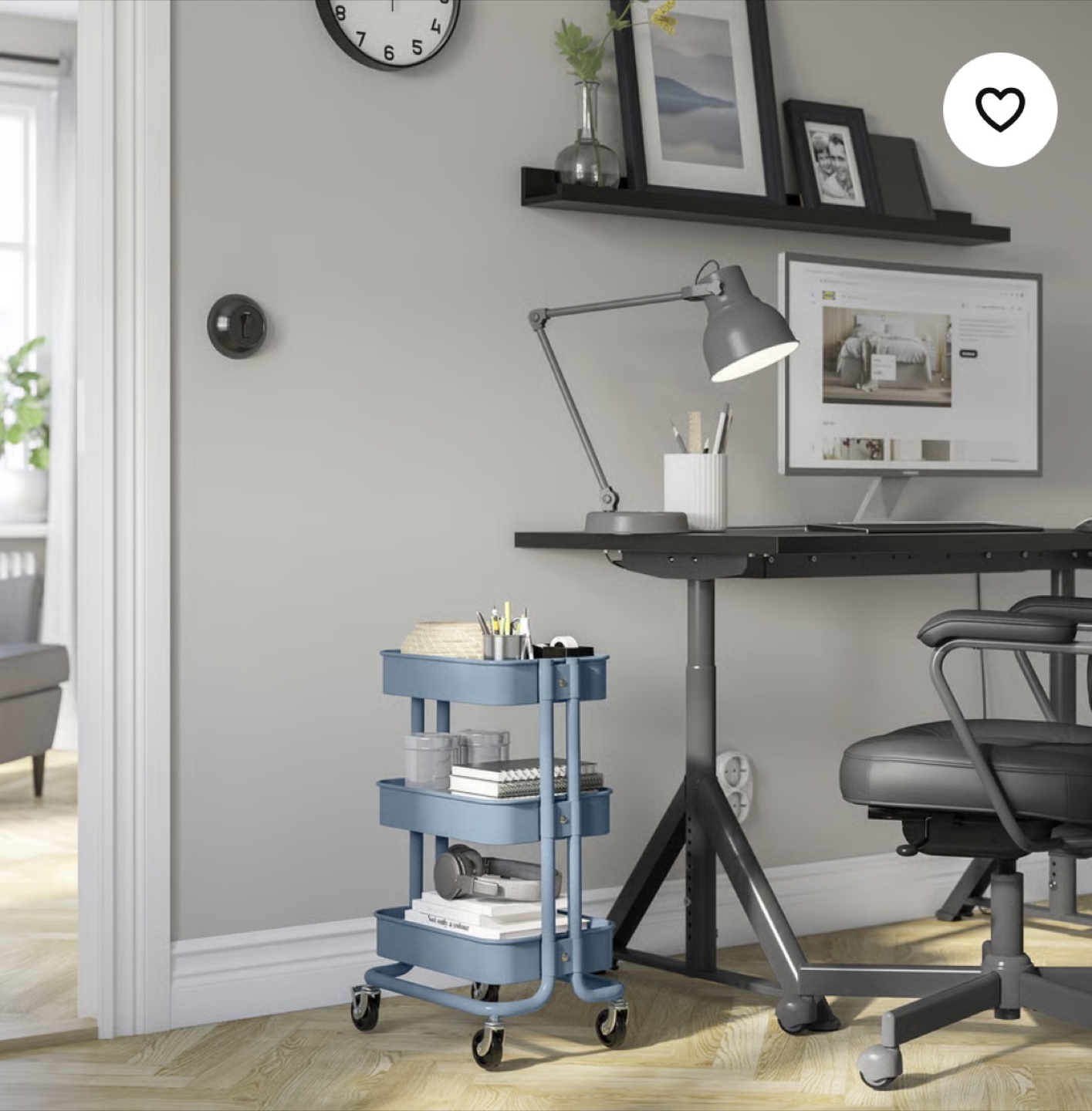 IKEA RÅSKOG Rolling Cart - Blue - photo 4