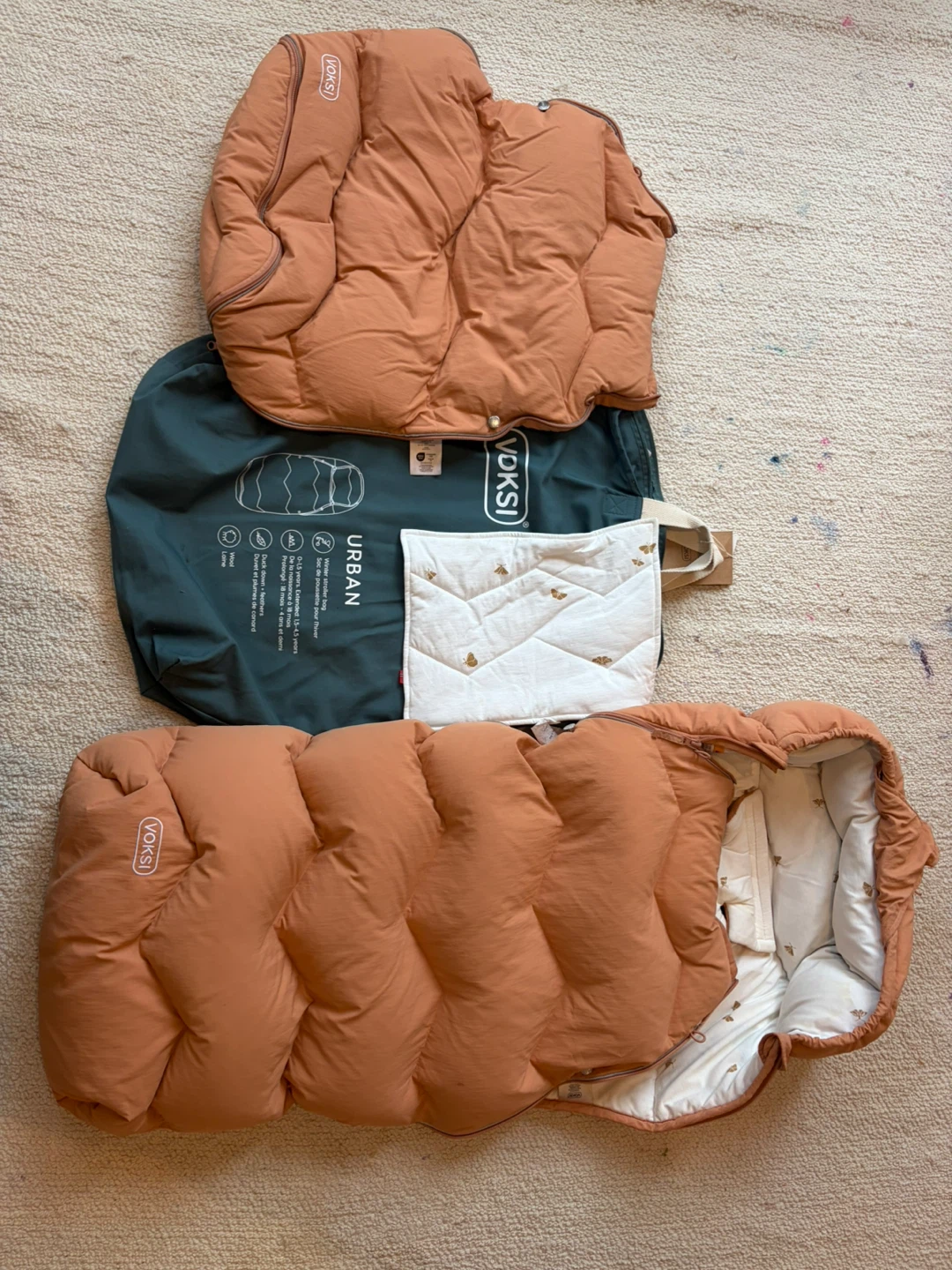 VOKSI Urban Winter Stroller Bag - Brown