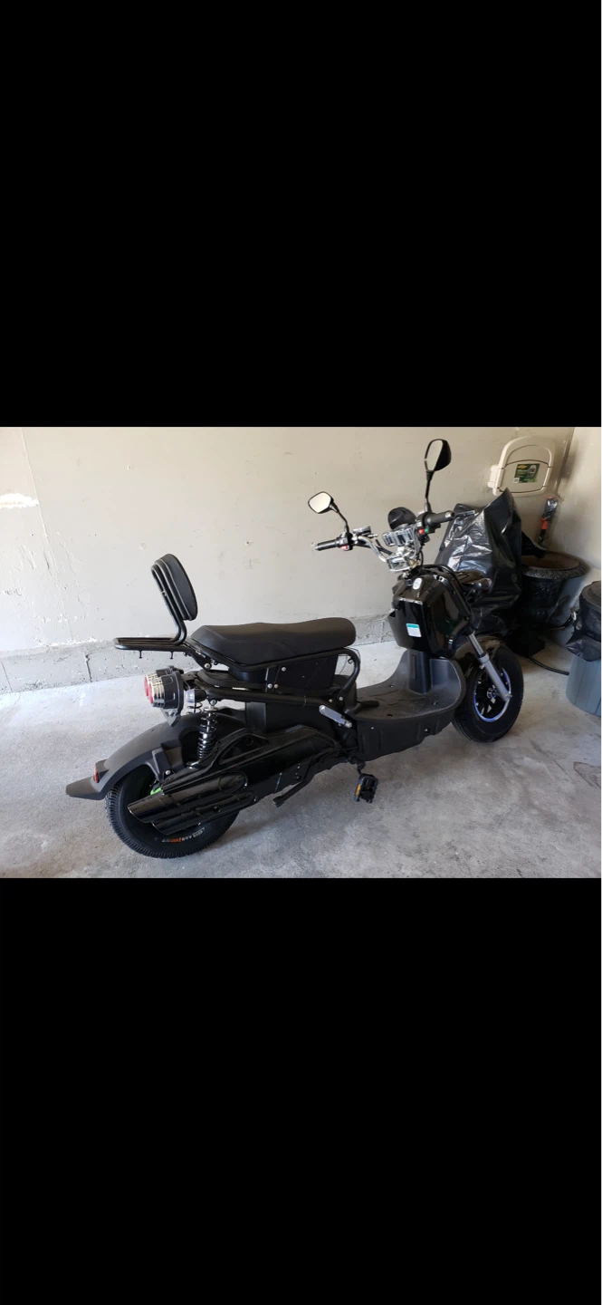 Black Electric Scooter