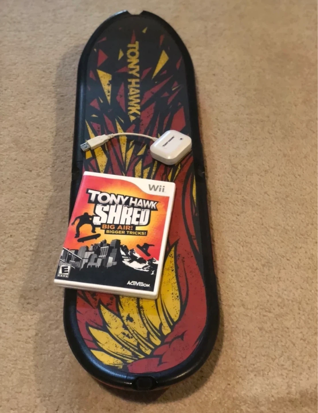 Wii game - Tony Hawk Shred Skateboard