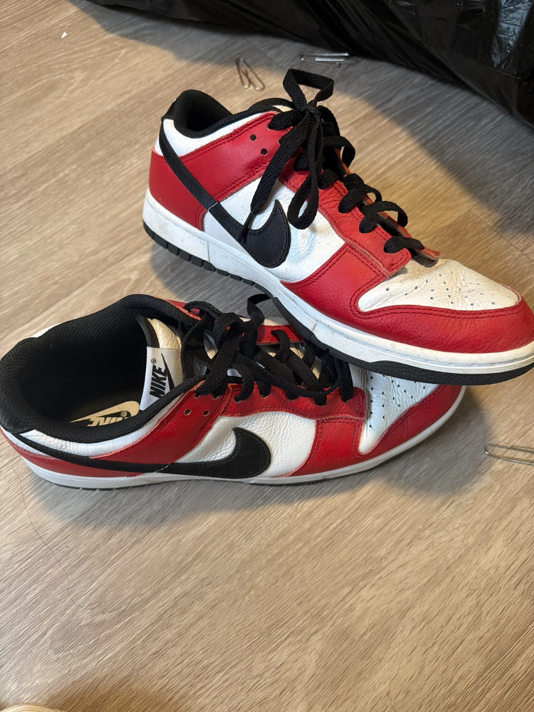 Nike Dunk Low "Panda" Red and White