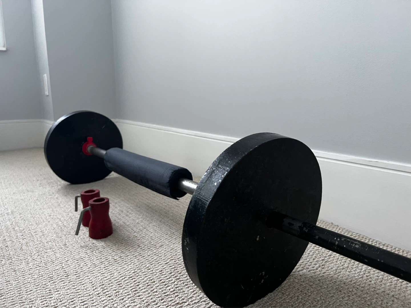 Weight Barbell with Plates and Collars