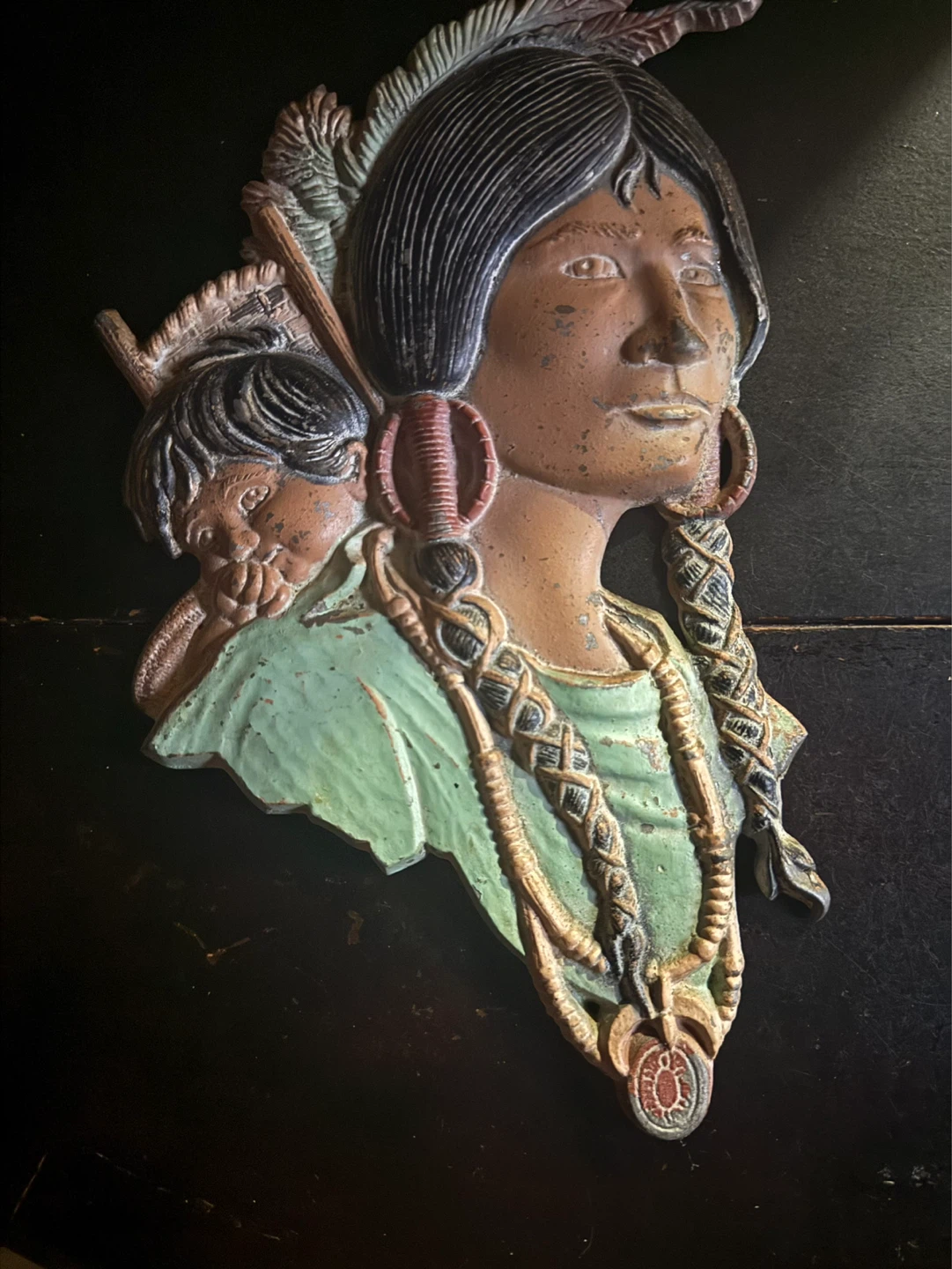 Sexton Native American Wall Decor Plaque - photo 2
