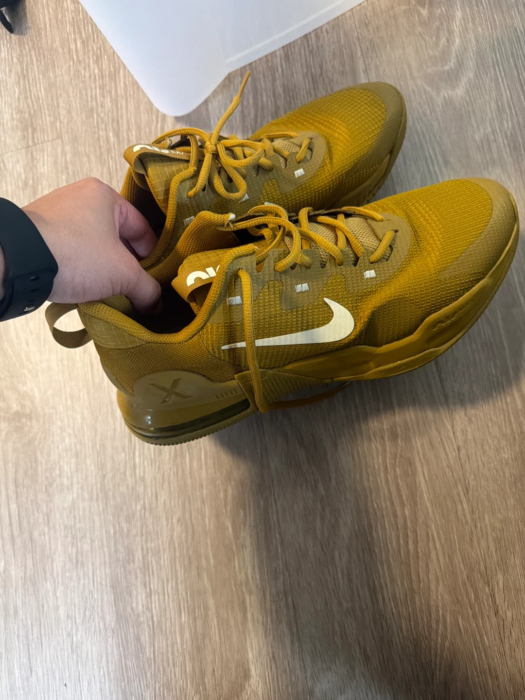 Nike Air Max Shoes - Mustard Yellow
