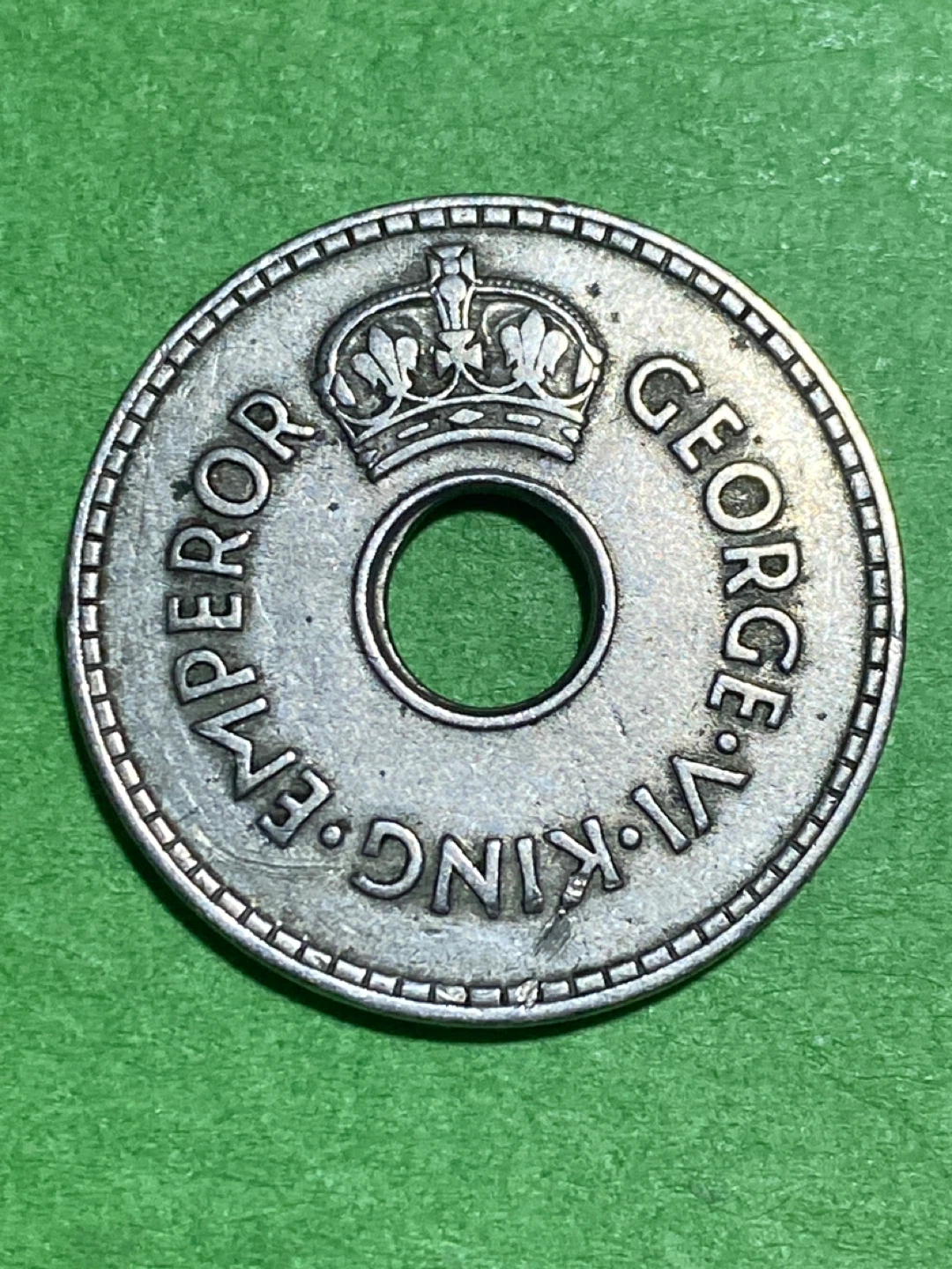 Fiji 1941 Penny Coin - King George VI