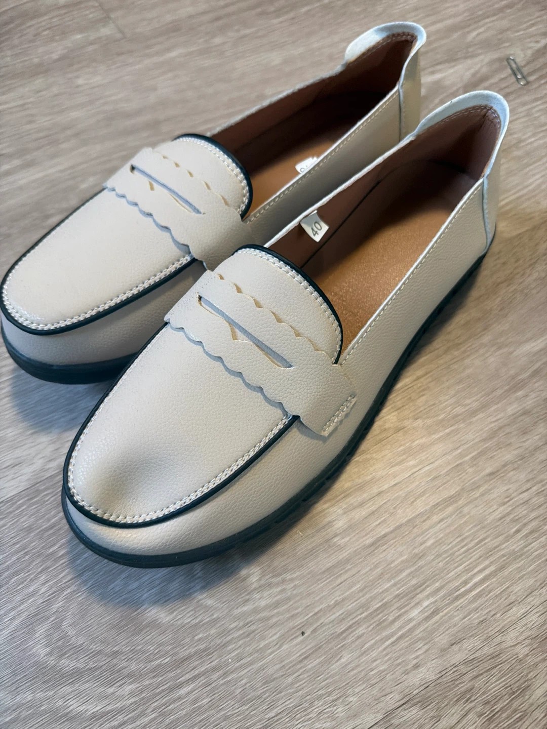 Women's Loafer Shoes Size 40 Beige - photo 2