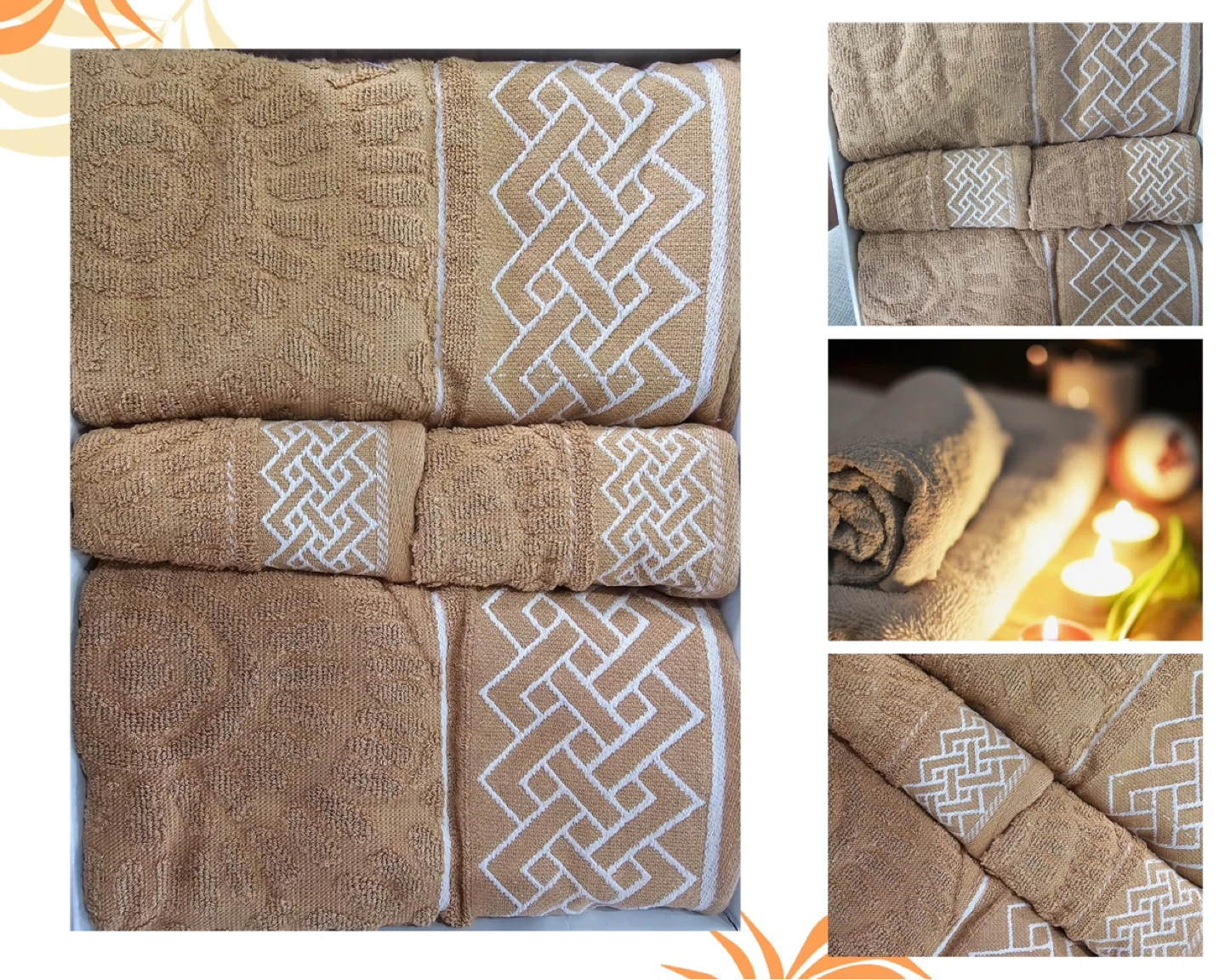 Amira Rocca Premium Cotton Towel Set - photo 2