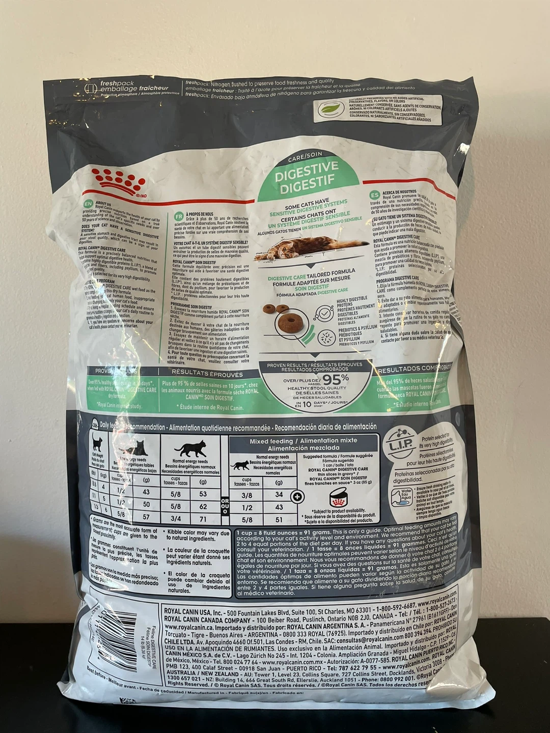 14lbs Royal Canin Digestive Cat Food - photo 2