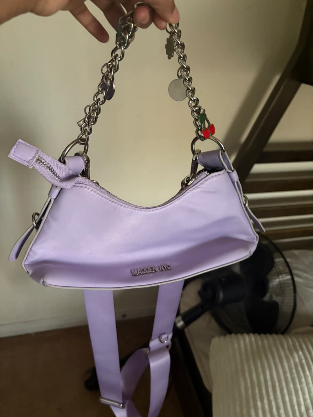 Madden NYC Lavender Shoulder Bag