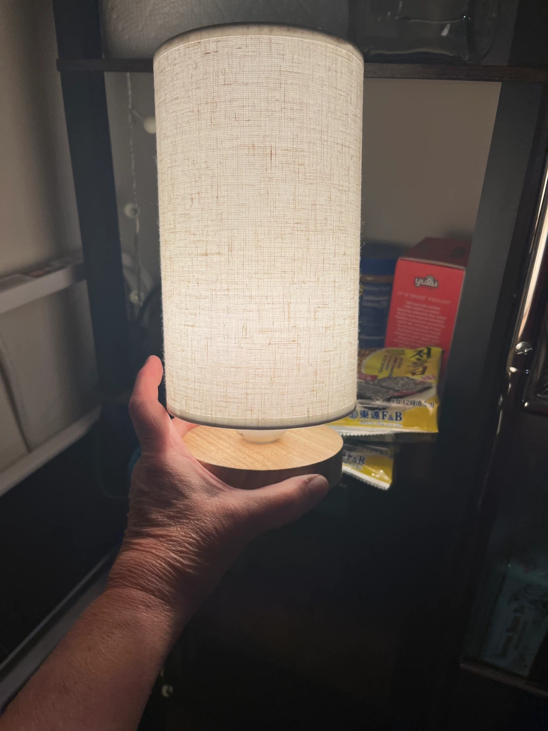 Small Table Lamps with Fabric Shade