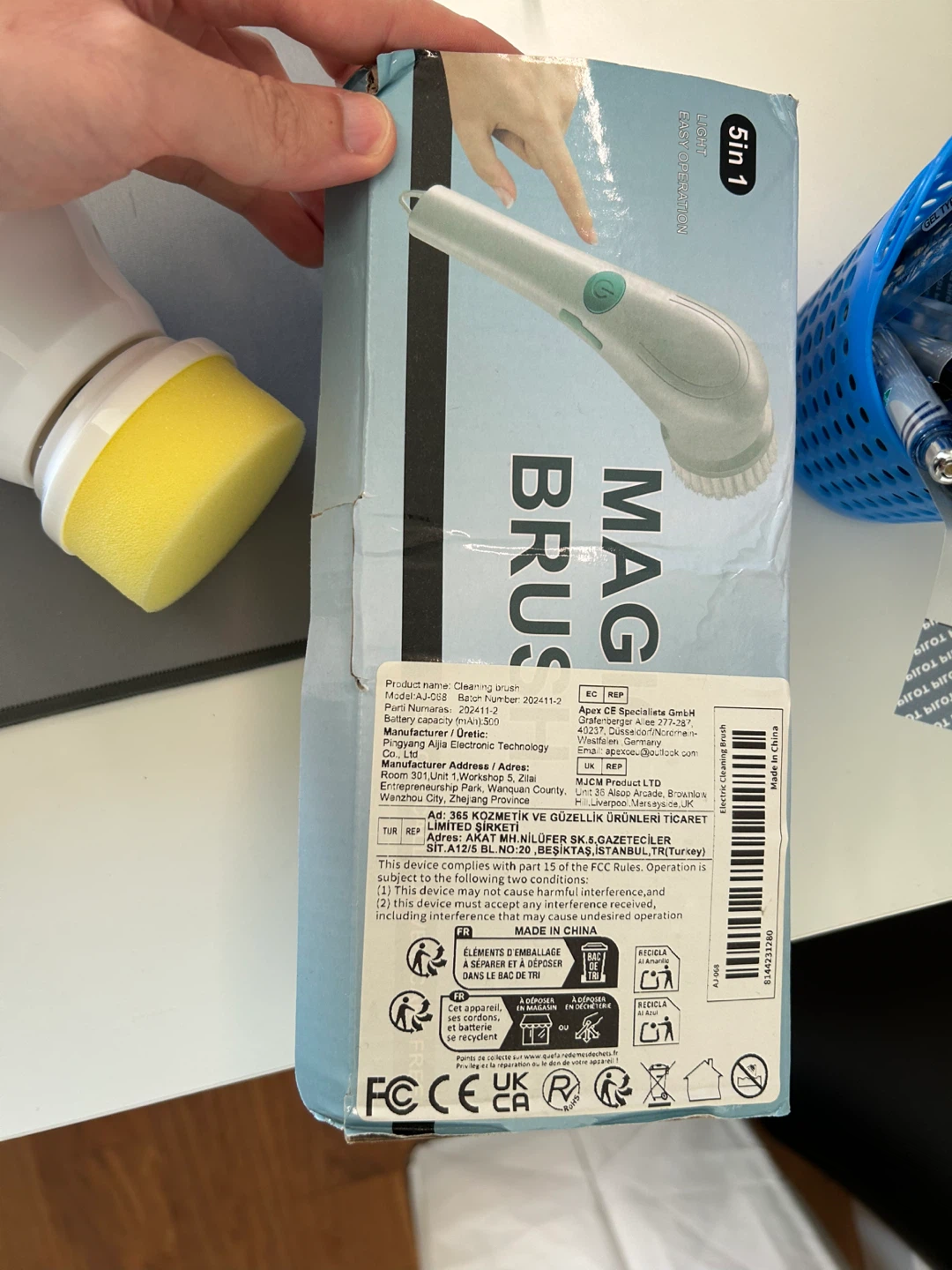 5-in-1 Magic Brush Electric Cleaning Brush