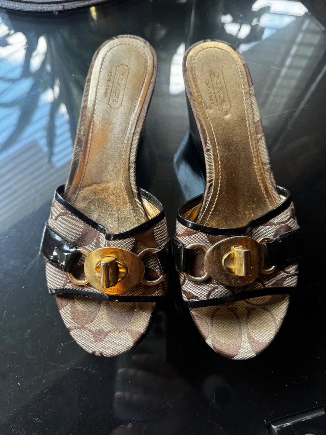 Coach Wedge Sandals