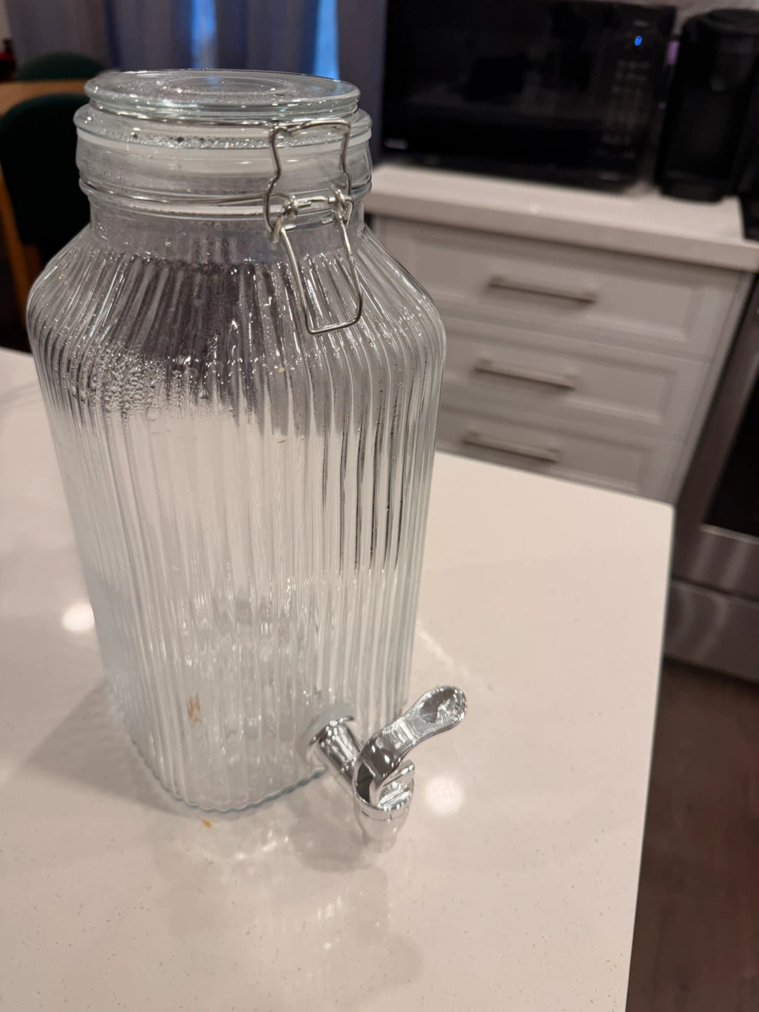 Glass Drink Dispenser with Spigot - photo 2