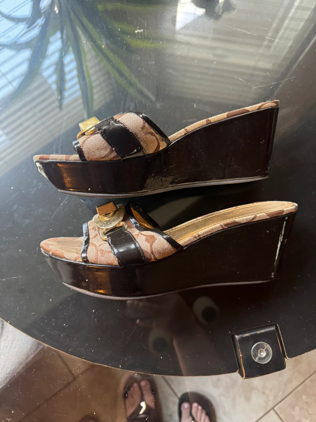Coach Wedge Sandals - photo 2