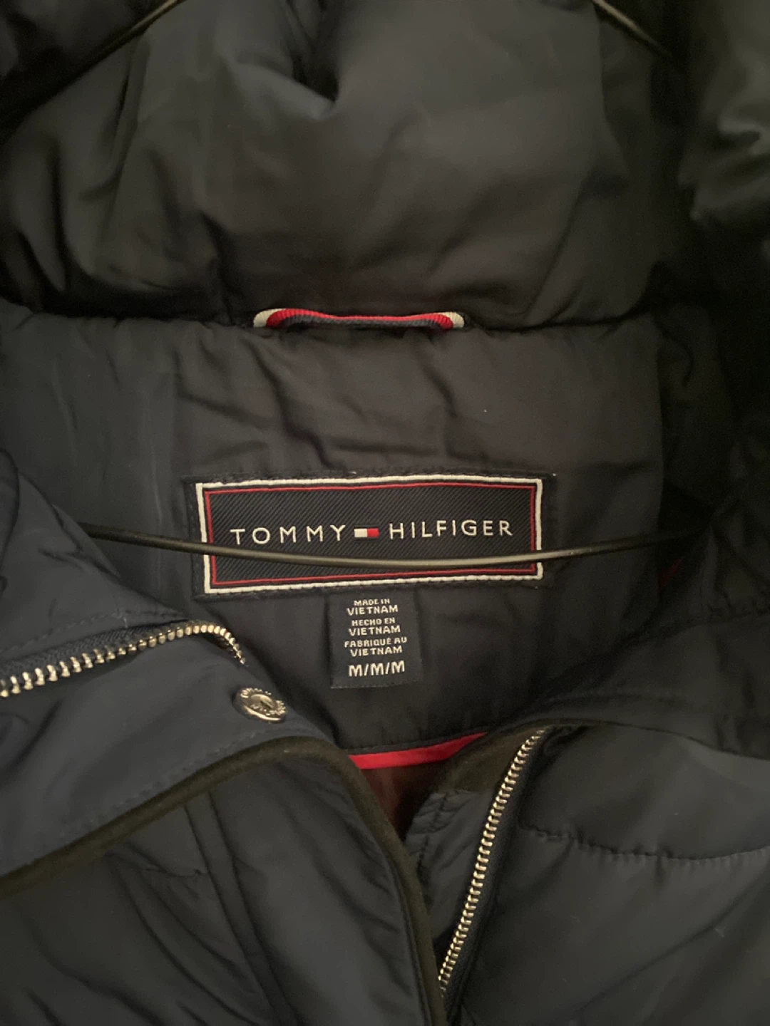 Tommy Hilfiger Puffer Coat - Navy - M