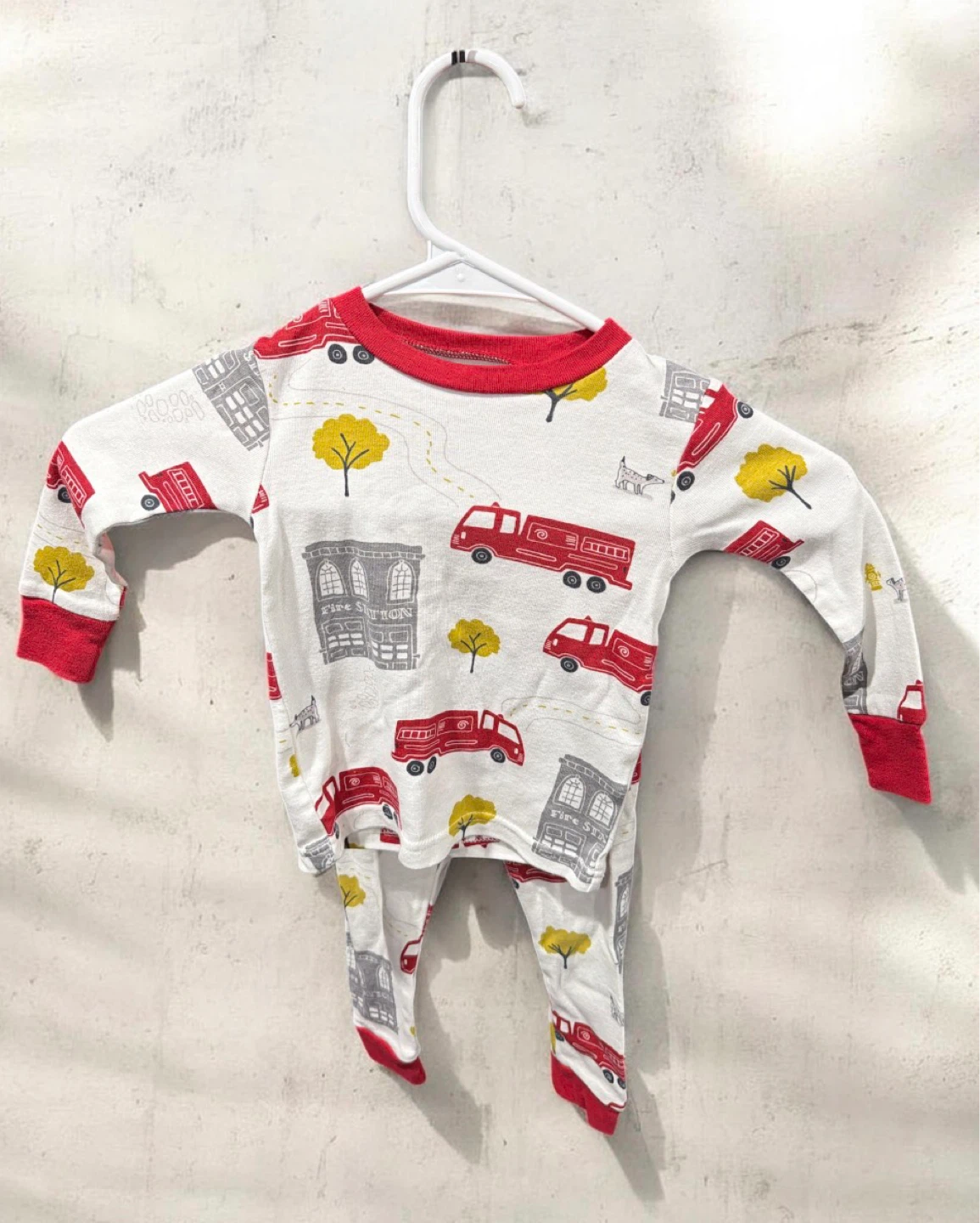 Carter’sPajamas Fire Truck & Fire Station Print