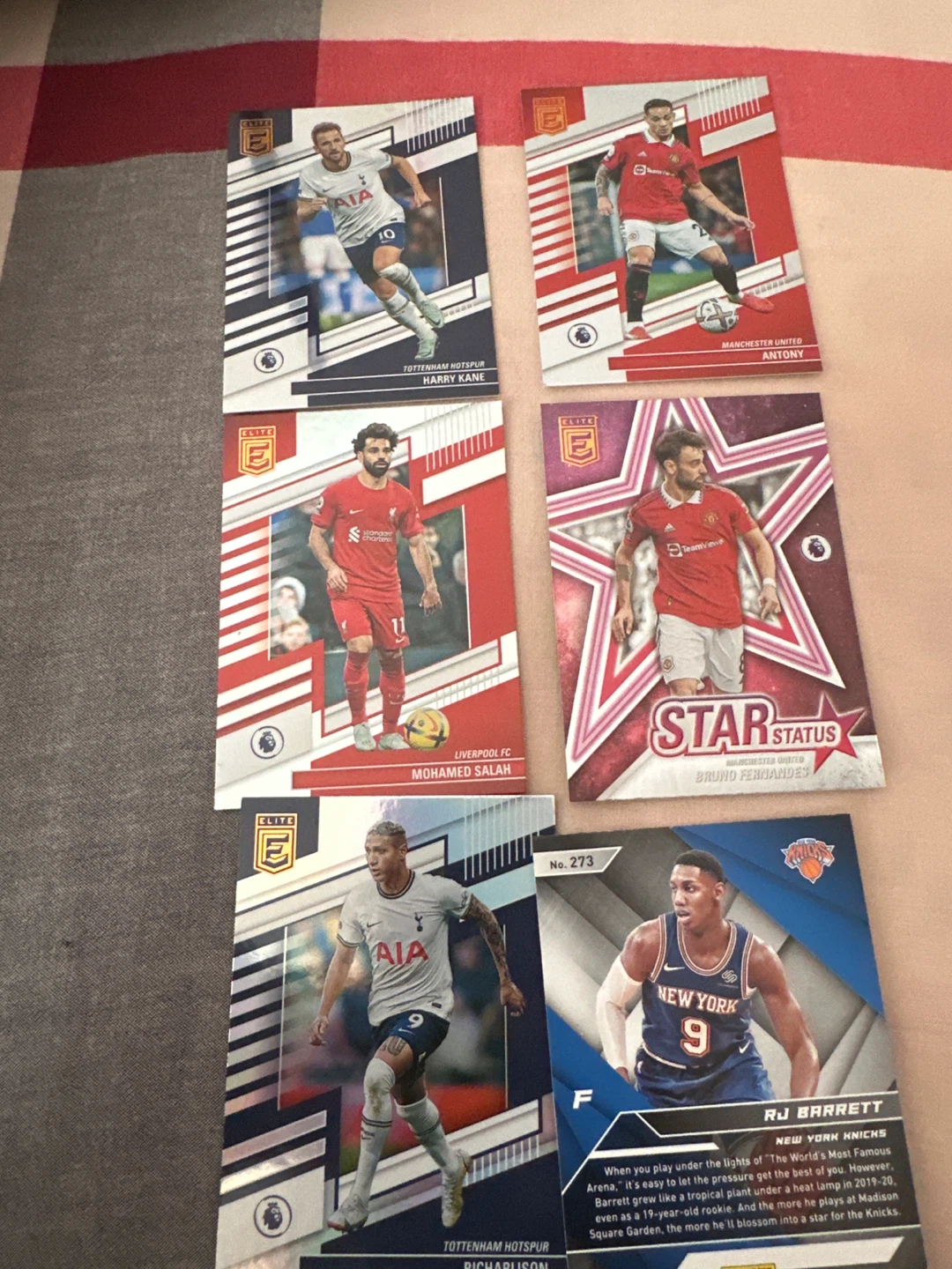 Panini Elite Soccer & NBA Trading Cards
