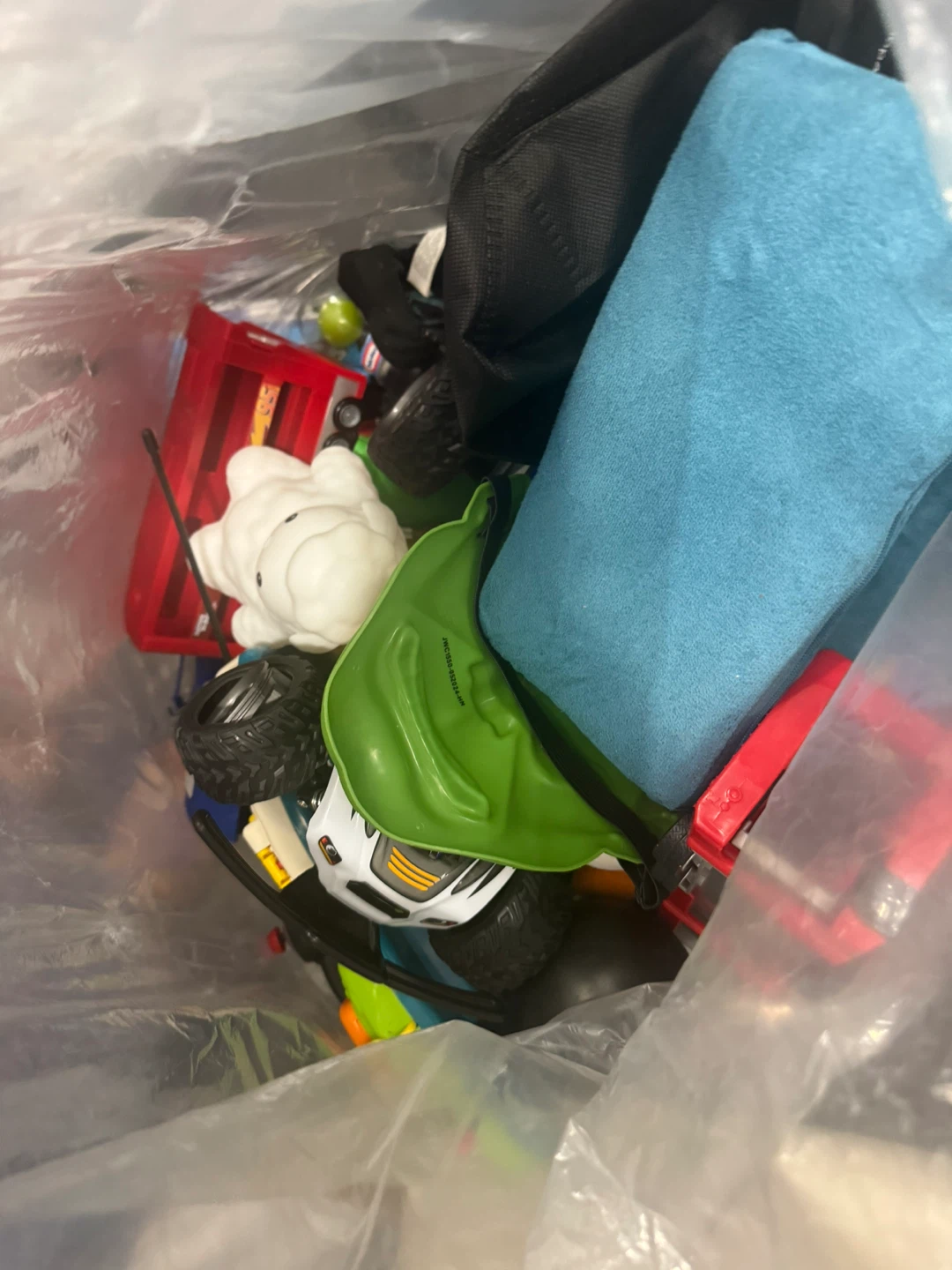 Bag of assorted toy vehicles and figures - photo 4