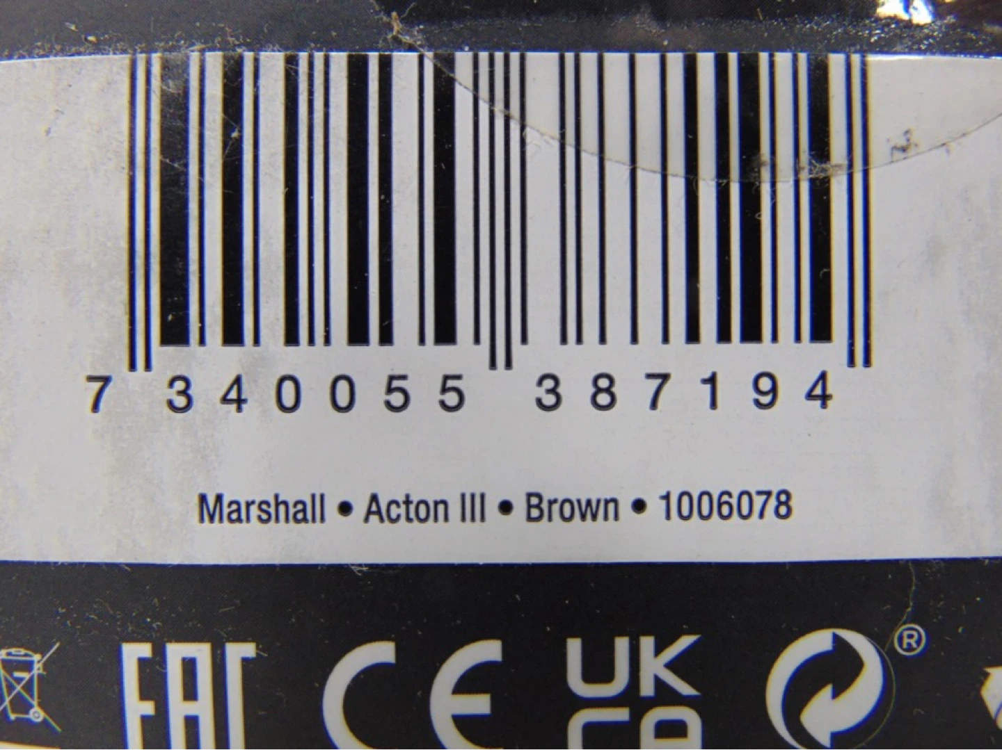 Marshall Acton III Home Bluetooth Speaker - Brown - photo 3