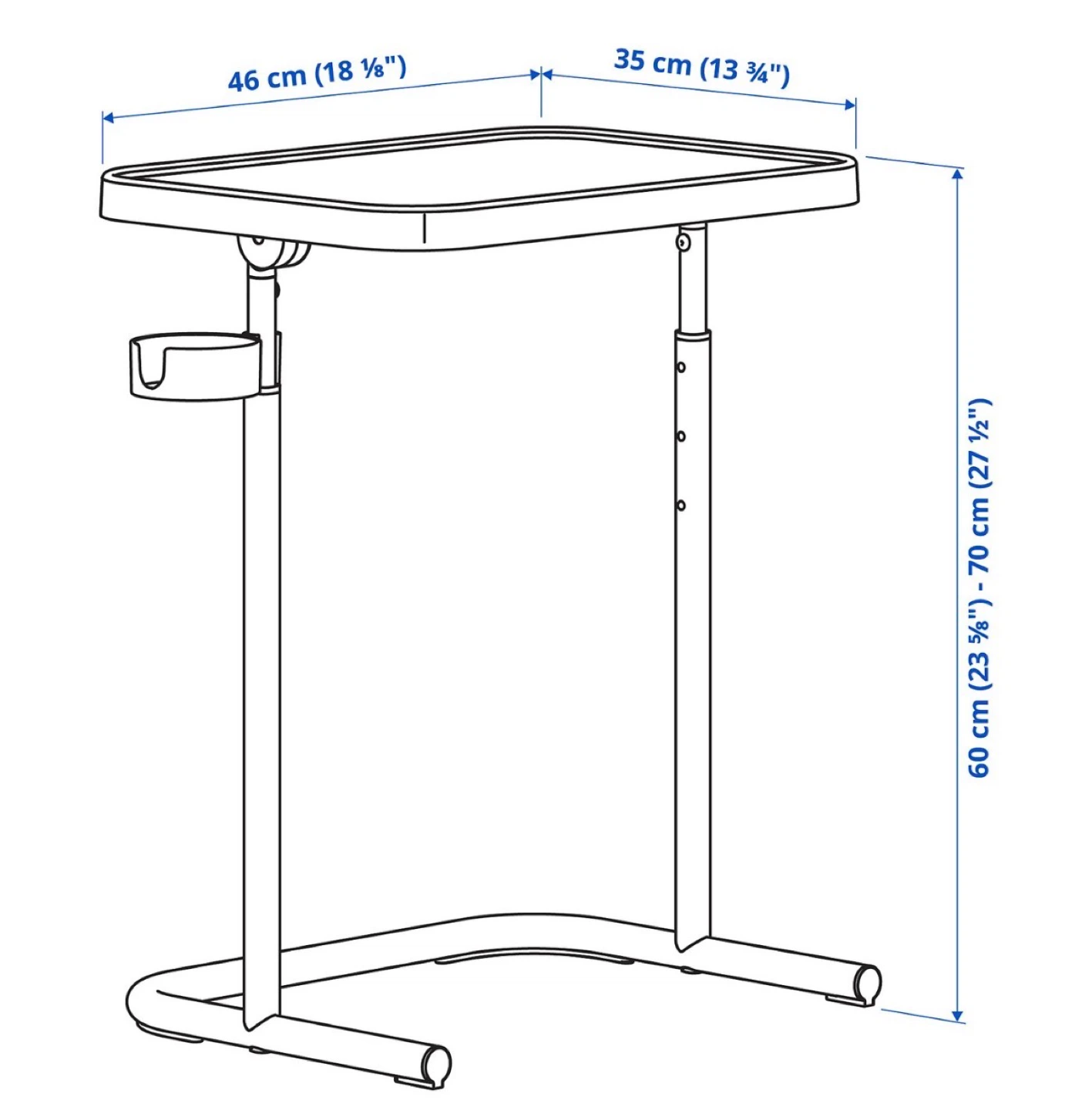 IKEA laptop stand table - photo 4