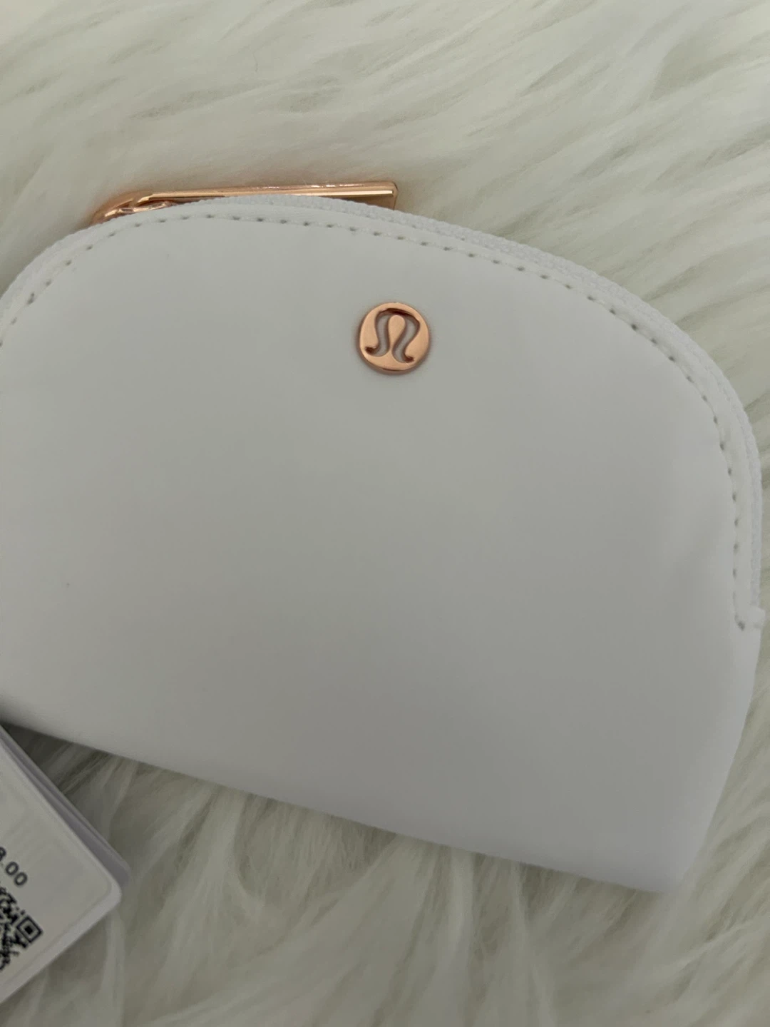 BNWT: 'Blissful Pink/Light Ivory' Lululemon Dual Pouch Wristlet - photo 4