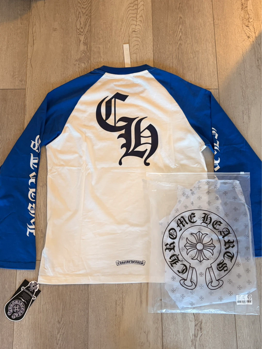 Chrome Hearts Long Sleeve Baseball T-Shirt - photo 2