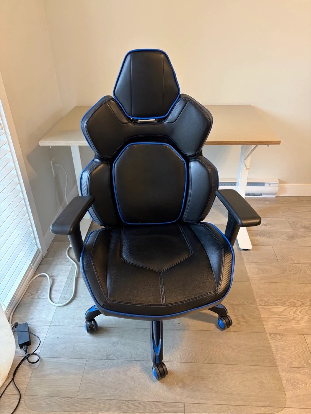 Black and Blue Gaming Chair