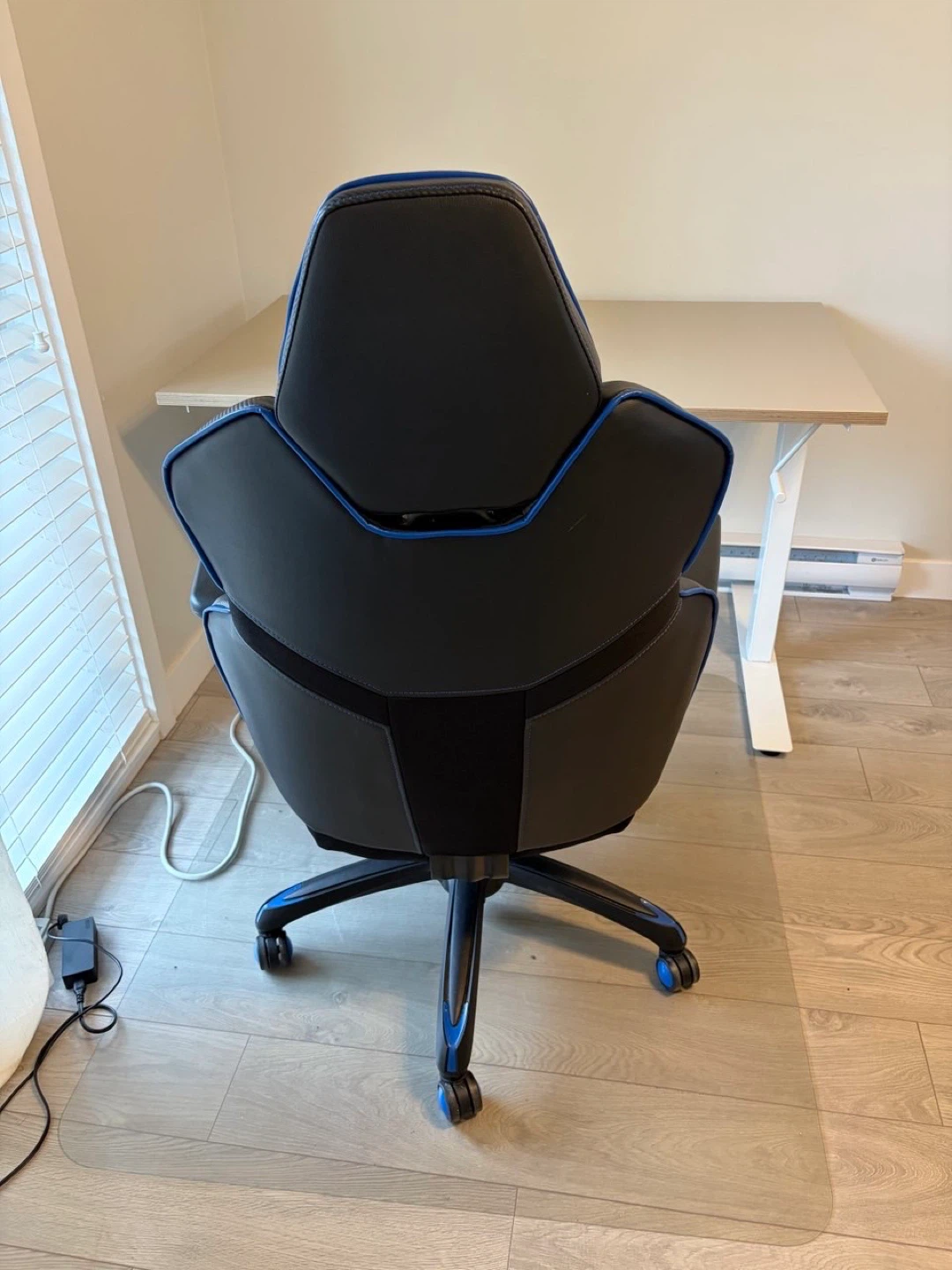 Black and Blue Gaming Chair - photo 3