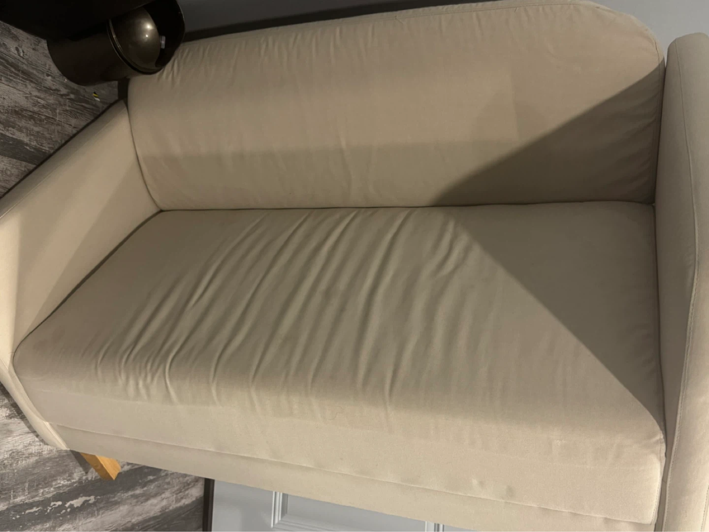 Beige Loveseat Couch