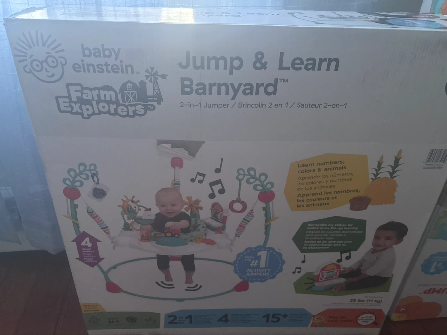Baby Einstein Jump & Learn Barnyard 2-in-1 Activity Jumper