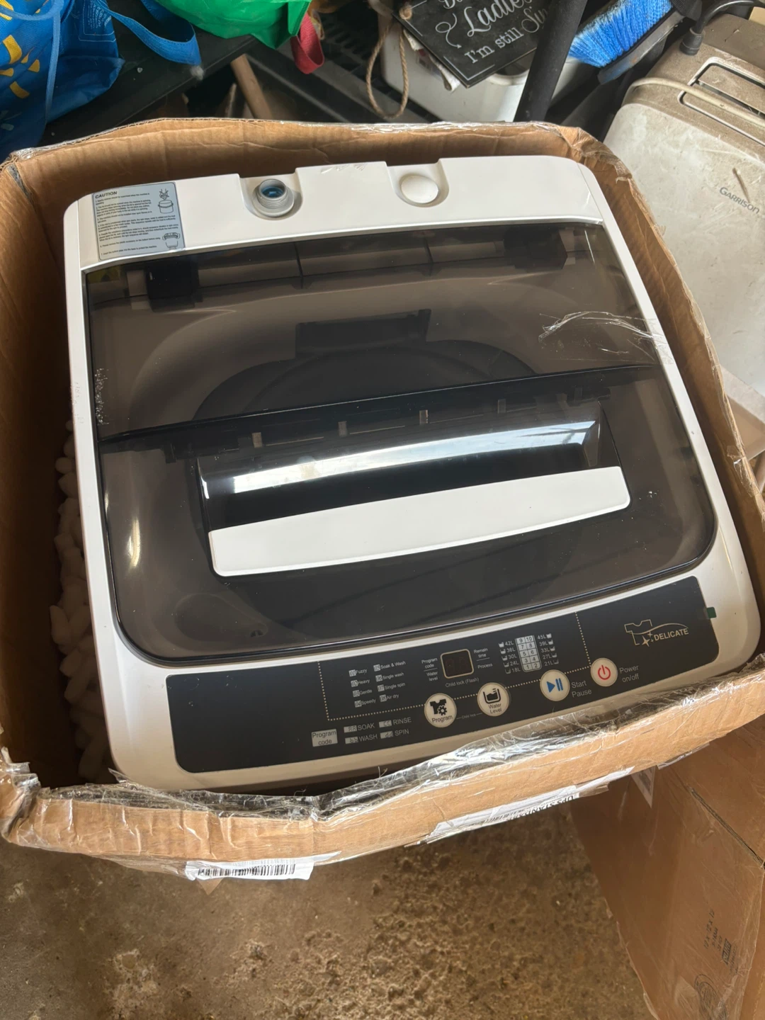 Washing machine apartment sized