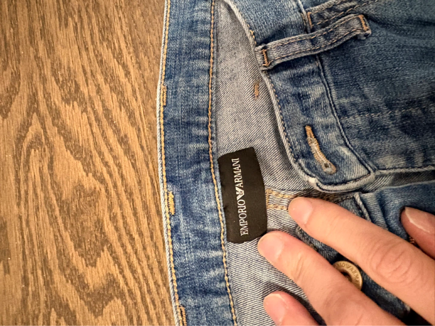 Emporio Armani Blue Denim Jeans - photo 2