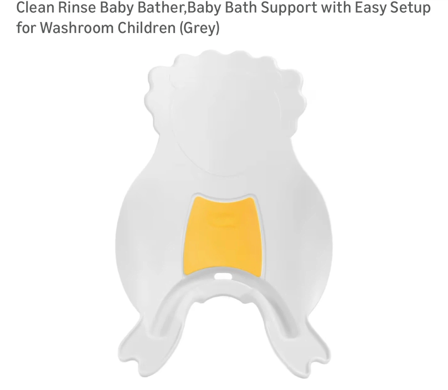 Grey Baby Bather and Bath Support