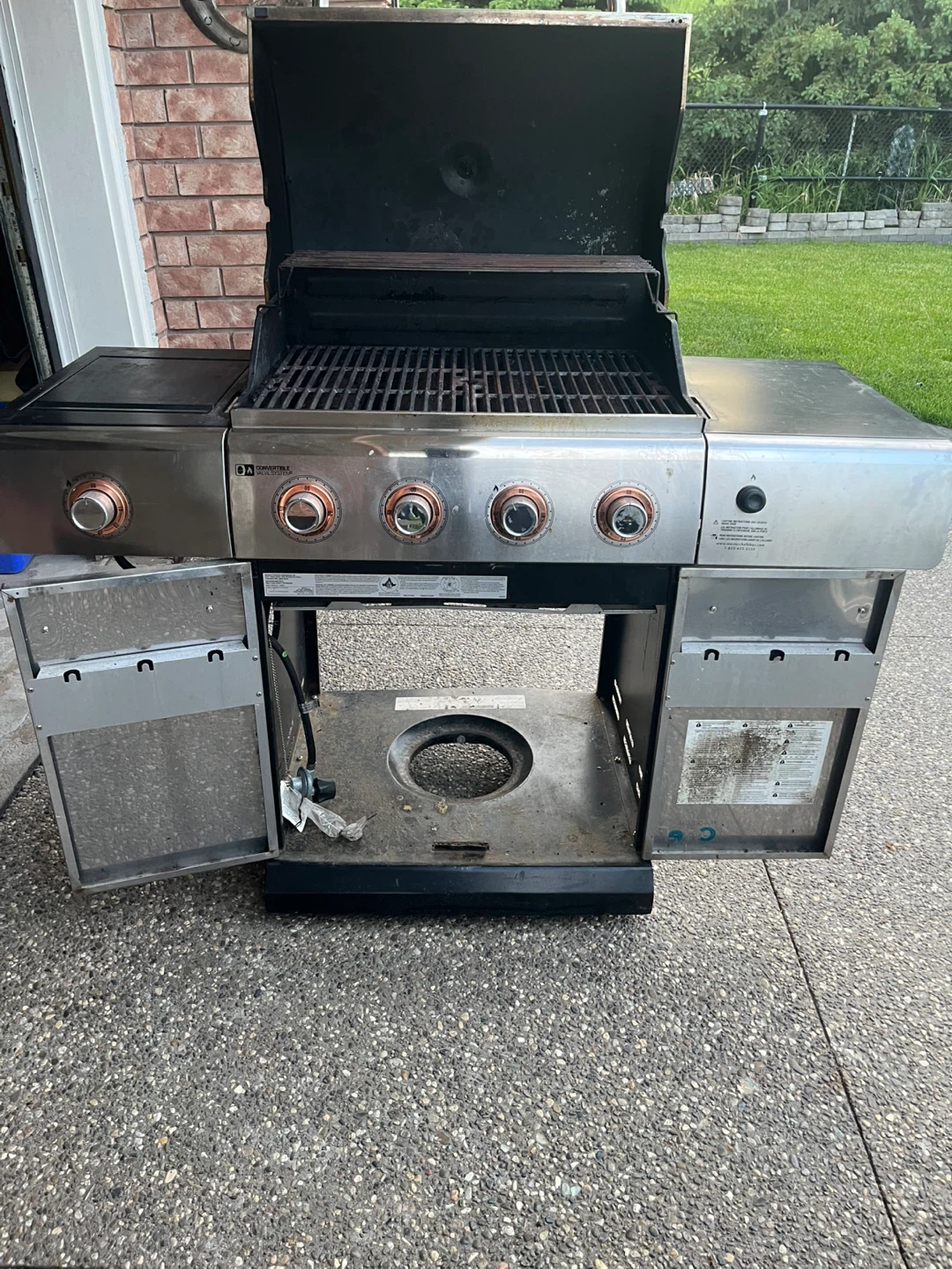 Broil-mate 4 Burner Stainless Steel Propane BBQ + Side Burner - photo 2