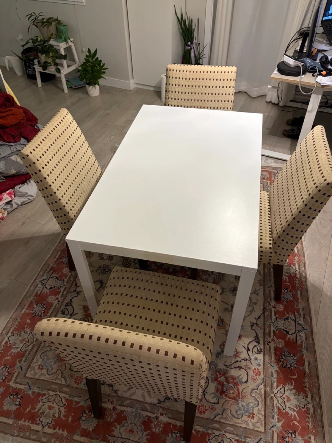 White Extendable Dining Table