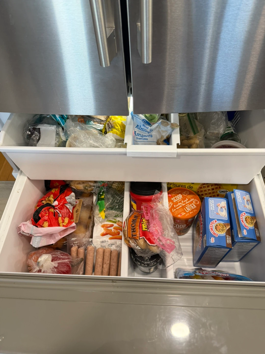 Stainless Steel French Door Refrigerator with Ice Dispenser - photo 3