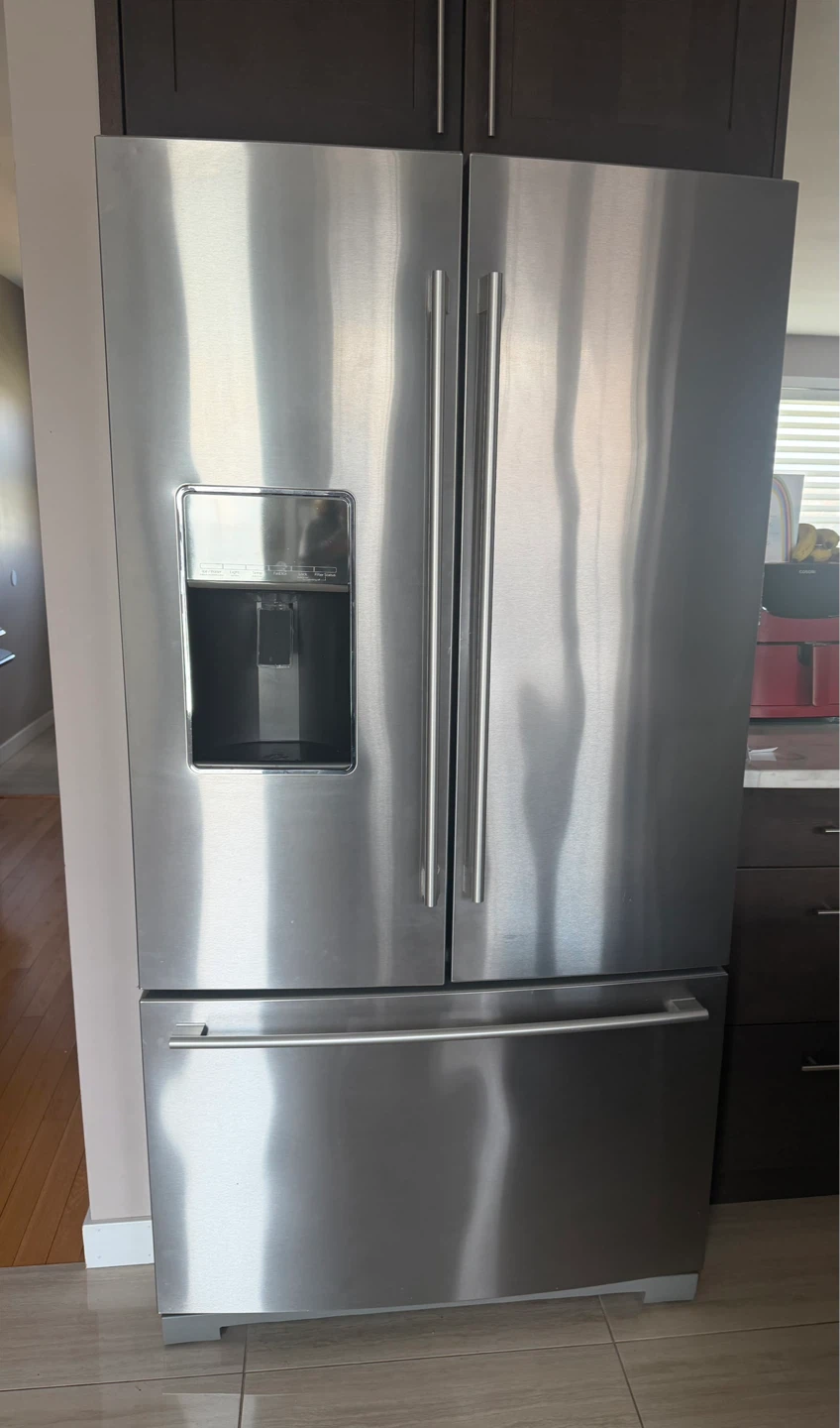 Stainless Steel French Door Refrigerator with Ice Dispenser