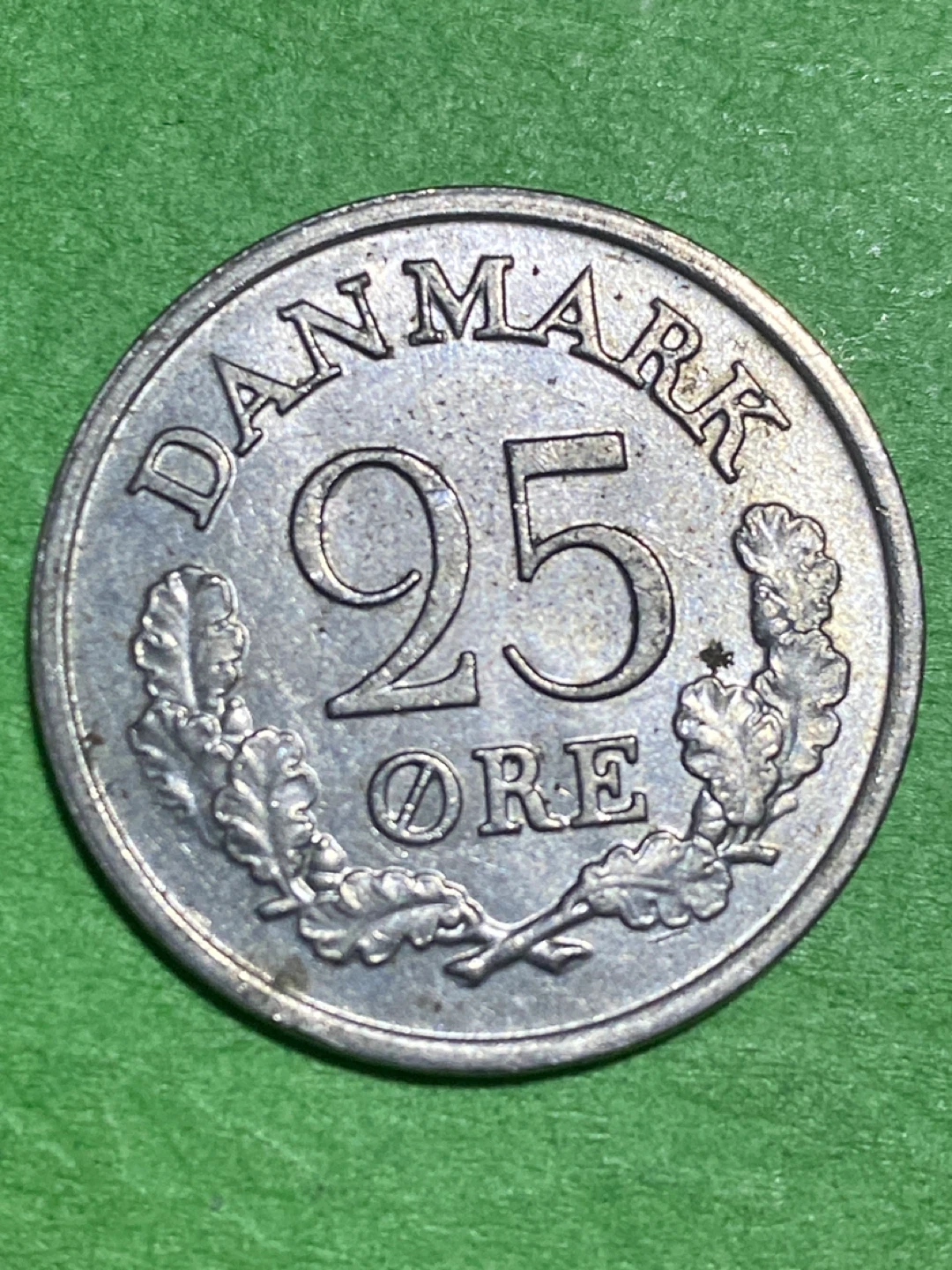 Denmark 25 Ore Coin 1966 - photo 3